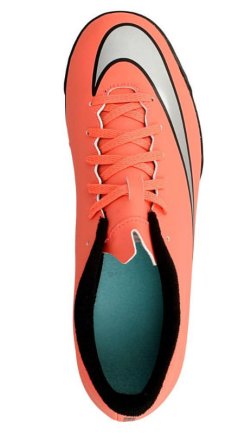Сороконожки Nike Mercurial VORTEX TF 651649-803 цвет: оранжевый (официальная гарантия)