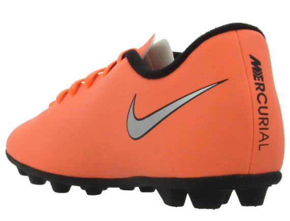 Бутсы Nike JR Mercurial VORTEX II FG-R 651642-803 детские цвет: оранжевый (официальная гарантия)