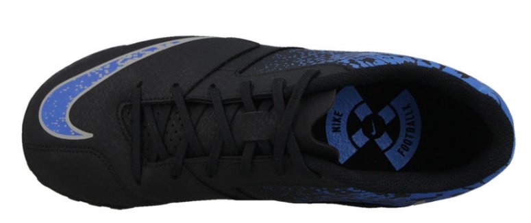 Сороконожки Nike BOMBAX TF 8264869-040 цвет: черный/синий (официальная гарантия)