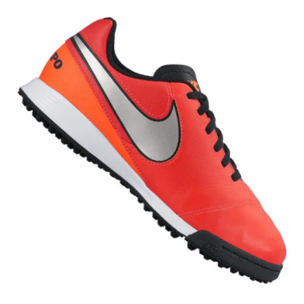 Сороконожки Nike JR Tiempo LEGEND VI TF детские 819191-608 цвет: красный (официальная гарантия)