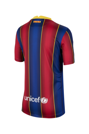 Футболка спортивная Nike FC Barcelona 2020/21 Stadium Home Jr CD4500-456 детская - Официальная Продукция