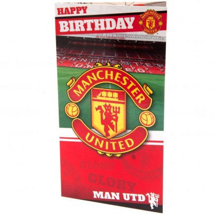 Поздравительная открытка Manchester United FC