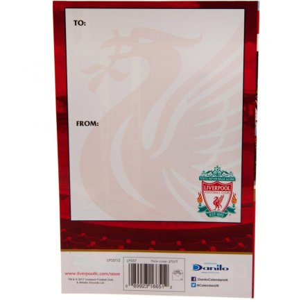 Поздравительная открытка Liverpool FC Pop-Up Birthday Card
