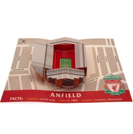 Поздравительная открытка Liverpool FC Pop-Up Birthday Card
