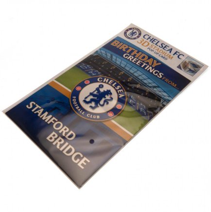 Поздравительная открытка Chelsea FC Pop-Up Birthday Card