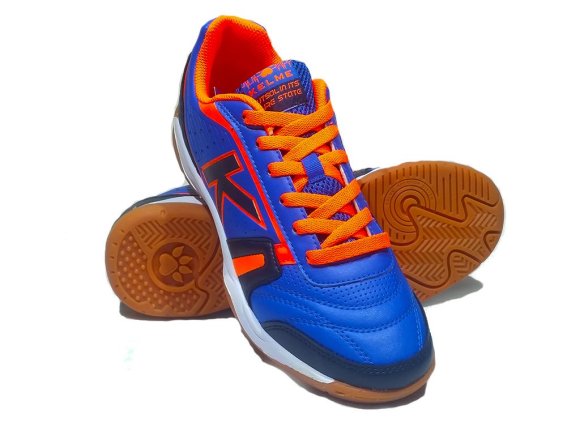 Обувь для зала Kelme 55727 K TRIUMPH INDOOR Sr Цвет: синий/оранжевый (официальная гарантия)