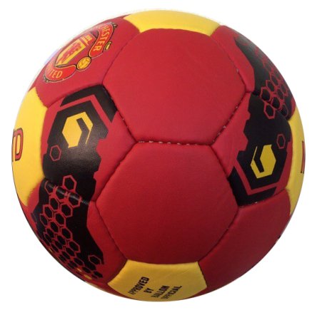 Мяч футбольный Manchester United красно-желтый размер 5