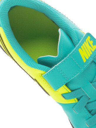 Сороконожки Nike TIEMPOX RIO III (V) TF 819194-307 детские цвет: бирюзовый/желтый (официальная гарантия)