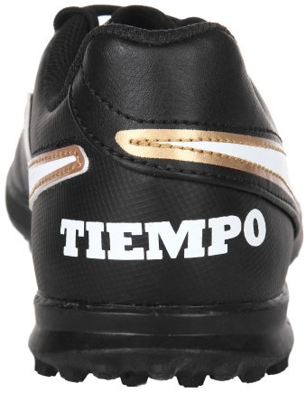 Сороконожки Nike JR Tiempox Rio III TF 819197-010 детские цвет: черный (официальная гарантия)