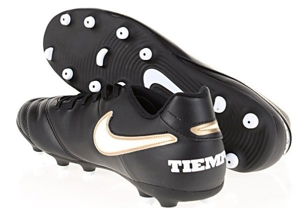 Бутсы Nike TIEMPO RIO III FG 819233-010 цвет: черный/белый (официальная гарантия)