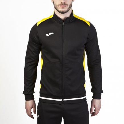 Спортивна кофта Joma CAMPUS II 100420.109 колір: чорний/жовтий