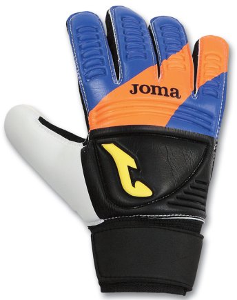 Вратарские перчатки Joma CALCIO 400014.107 цвет: черный/синий/белый/оранжевый