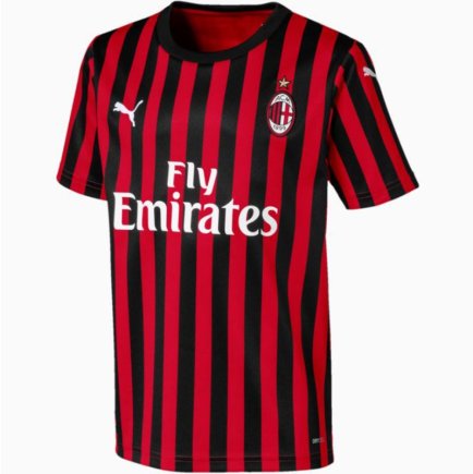 Футболка спортивная Puma AC Milan Home Shirt Replica SS Jr 755861 01
