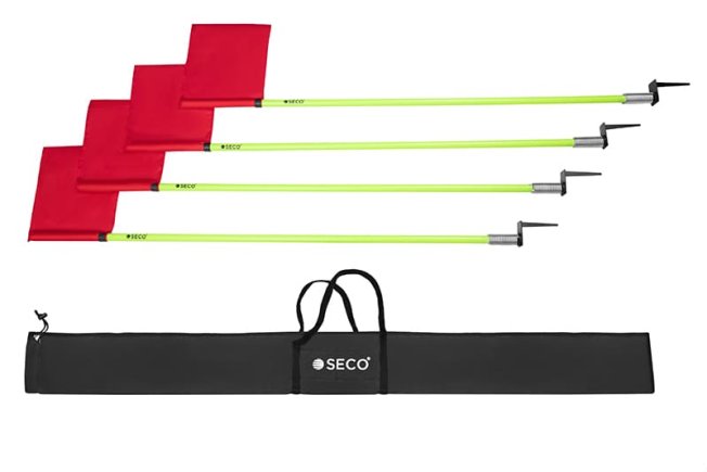 Кутові прапорці SECO 1,5 м (4 шт)