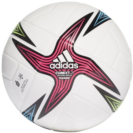 Мяч футбольный Adidas Conext 21 Ekstraklasa Training GU1549 размер 5