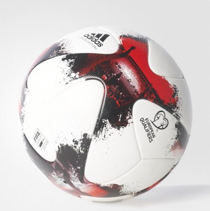 Мяч футбольный Adidas EUROPEAN QUALIFIERS OMB FIFA AO4839 размер 5  (официальная гарантия)