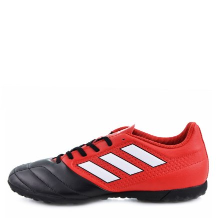 Сороконожки Adidas ACE 17.4 TF J BA9246 детские цвет:красный/черный (официальная гарантия)