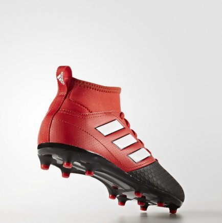Бутси Adidas ACE 17.3 FG J BA9235 дитячі колір: червоний/чорний (Офіційна гарантія)