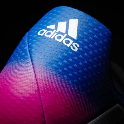Бутси Adidas MESSI 16.3 FG J BA9147 дитячі колір: блакитний/рожевий (Офіційна гарантія)