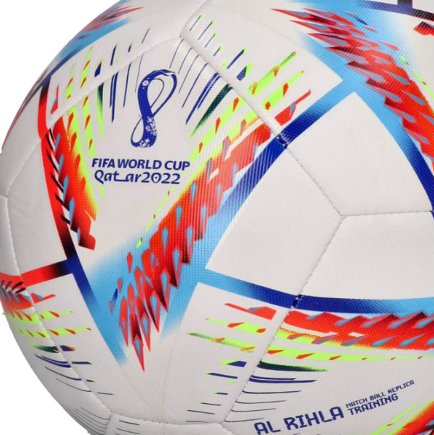 М'яч футбольний Adidas Чемпіонат Світу 2022 Al Rihla TRAINING H57798 розмір 5