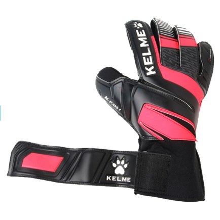Воротарські рукавиці Kelme ZAMORA 9876402.9045 колір: чорний/рожевий