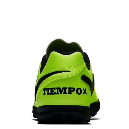 Сороконожки Nike JR Tiempox Rio III TF 819197-707 детские цвет: салатовый (официальная гарантия)