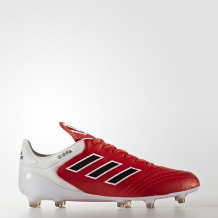 Бутси Adidas Copa 17.1 FG BB3551 колір: білий/червоний (Офіційна гарантія)