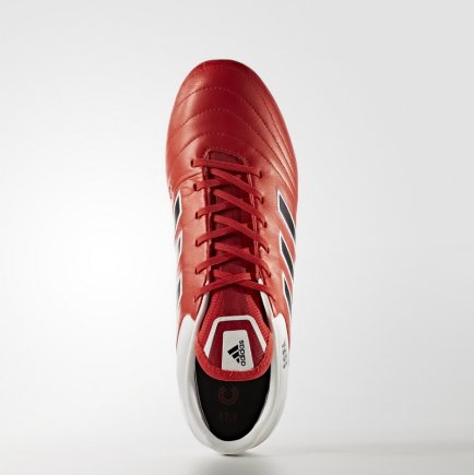 Бутси Adidas Copa 17.1 FG BB3551 колір: білий/червоний (Офіційна гарантія)