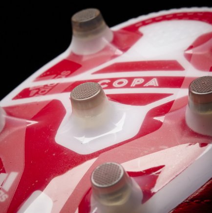 Бутси Adidas Copa 17.1 FG BB3551 колір: білий/червоний (Офіційна гарантія)