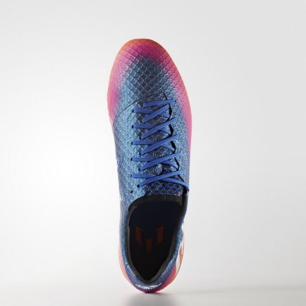 Бутси Adidas MESSI 16.1 FG BB1879 колір: синій/рожевий/помаранчевий (Офіційна гарантія)