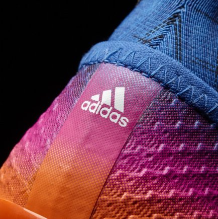 Бутси Adidas MESSI 16+ PUREAGILITY FG BB1871 колір: синій/рожевий/помаранчевий (Офіційна гарантія)