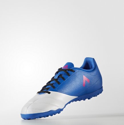 Сороконіжки Adidas ACE 17.4 TF BB1772 колір: білий/блакитний/рожевий (офіційна гарантія)
