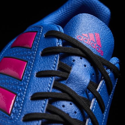 Сороконожки Adidas ACE 17.4 TF BB1772 цвет: белый/голубой/розовый (официальная гарантия)