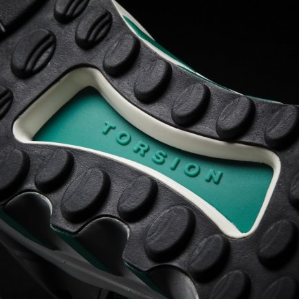 Кроссовки Adidas EQUIPMENT RUNNING SUPPORT S32145 цвет: черный/белый/зеленый