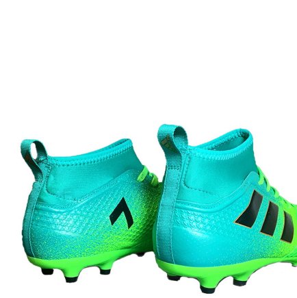 Бутсы Adidas ACE 17.3 PRIMEMESH FG BB1016 цвет: голубой/зеленый (официальная гарантия)