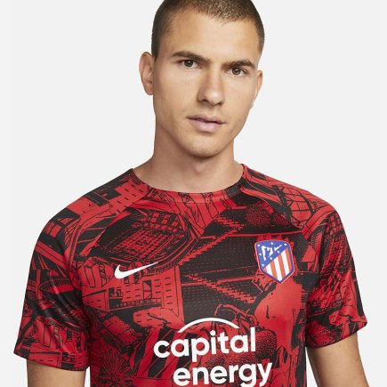 Футболка спортивная Nike Футболка спортивная Nike Atletico Madrid Pre-Match DJ8559 611 - Официальная Продукция