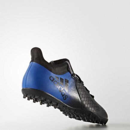 Сороконожки Adidas X TANGO 16.2 TF BA9470 цвет: голубой/черный (официальная гарантия)