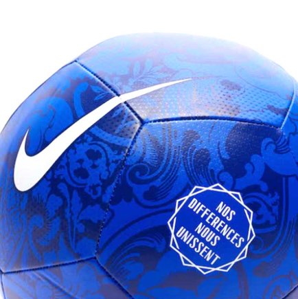 М`яч футбольний Nike France Womens European Championship Pitch DA6847-439 розмір: 5 - Офіційна Продукція