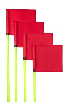 Кутові прапорці 1,5 м (4 шт)