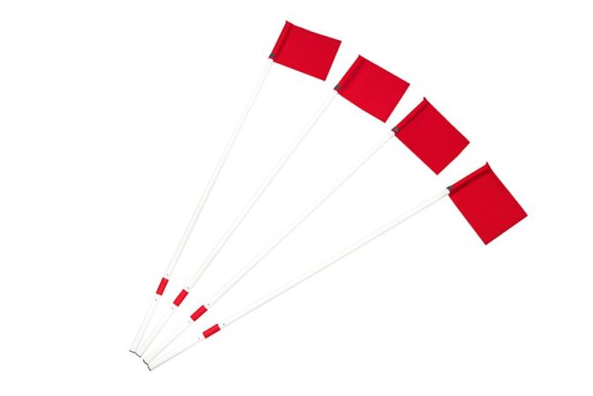 Кутові прапорці 1,5 м (4 шт)