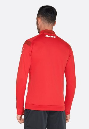 Спортивная кофта Zeus FELPA TRAIN MONOLITH ROSSO Z01327 цвет: красный