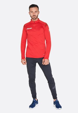 Спортивная кофта Zeus FELPA TRAIN MONOLITH ROSSO Z01327 цвет: красный