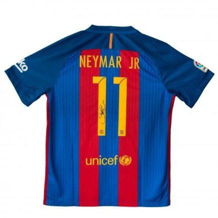 Футболка с автографом Барселона Неймар F.C. Barcelona Neymar