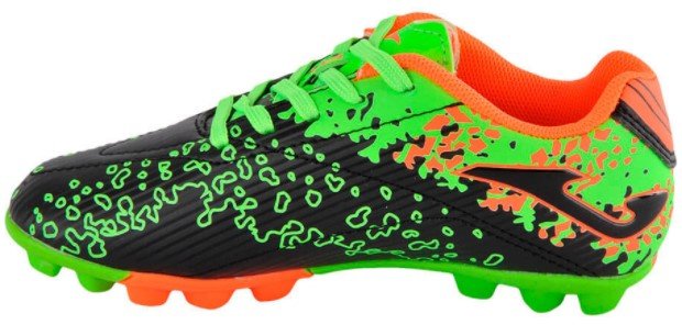 Бутси Joma CHAMPION JR W CHAJW.701.24 дитячі колір: чорний/помаранчевий/салатовий (Офіційна гарантія)