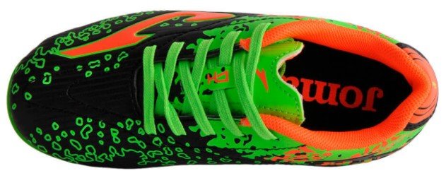 Бутси Joma CHAMPION JR W CHAJW.701.24 дитячі колір: чорний/помаранчевий/салатовий (Офіційна гарантія)