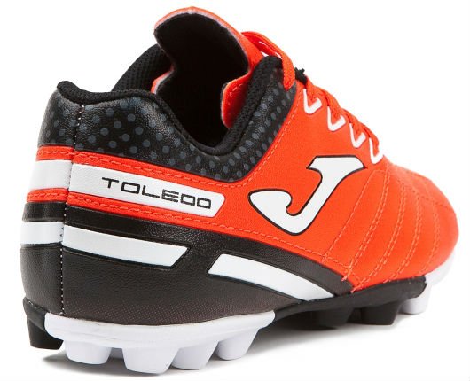 Бутси Joma TOLEDO JR 806 TOLJS.806.24 дитячі колір: чорний/білий/помаранчевий (Офіційна гарантія)