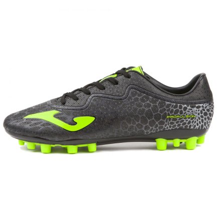 Бутсы Joma PROPULSION 801 NEGRO ARTIFICIAL GRASS цвет: чёрный/салатовый (официальная гарантия)