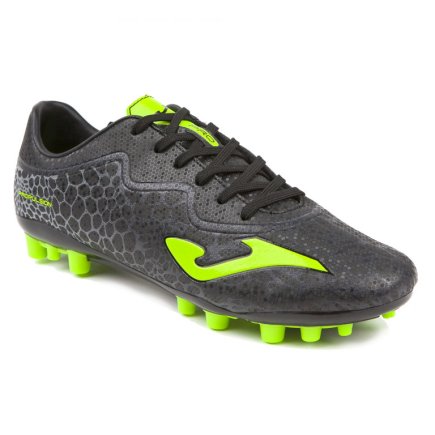 Бутсы Joma PROPULSION 801 NEGRO ARTIFICIAL GRASS цвет: чёрный/салатовый (официальная гарантия)