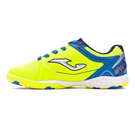 Обувь для зала (футзалки Джома) Joma DRIBLING 611 PS DRIJW.611.PS детские цвет: салатовый/оранжевый (официальная гарантия)