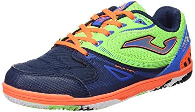 Обувь для зала (футзалки Джома) Joma Sala Max 603 IN SMAJW.603.IN детские цвет: темно-синий/салатовый (официальная гарантия)